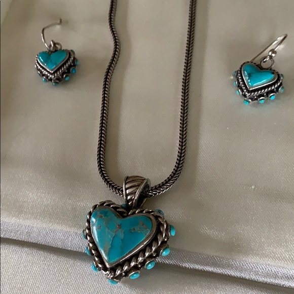 Jewelry - Navajo Turquoise Set Rare Stamped